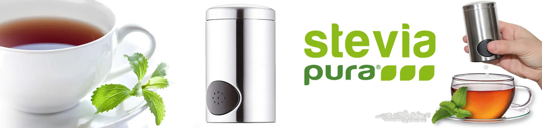 Buy Stevia sweetener tablets and stainless steel...