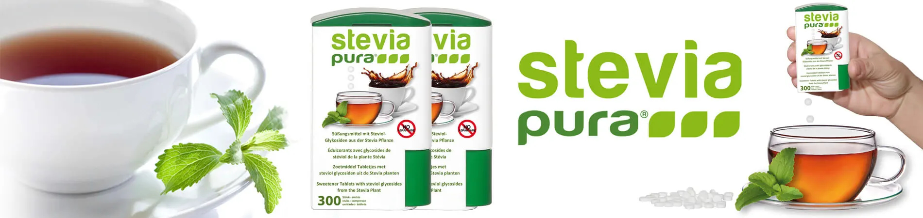 Comprar Stevia Comprimidos de adocante Stevia 2x300...
