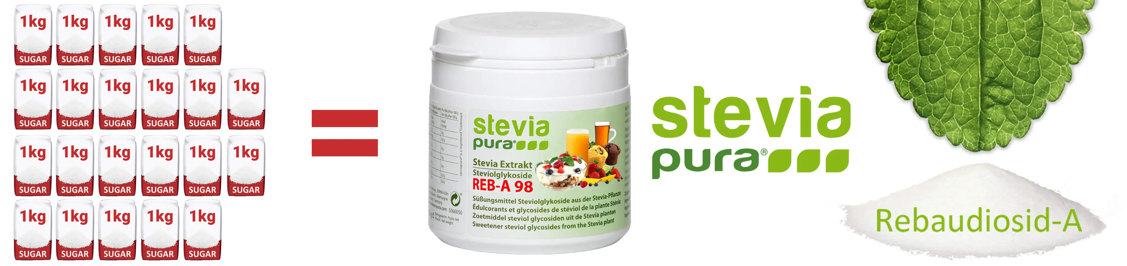 Pure Stevia Extract Pure Stevia Powder Rebaudioside A 98...