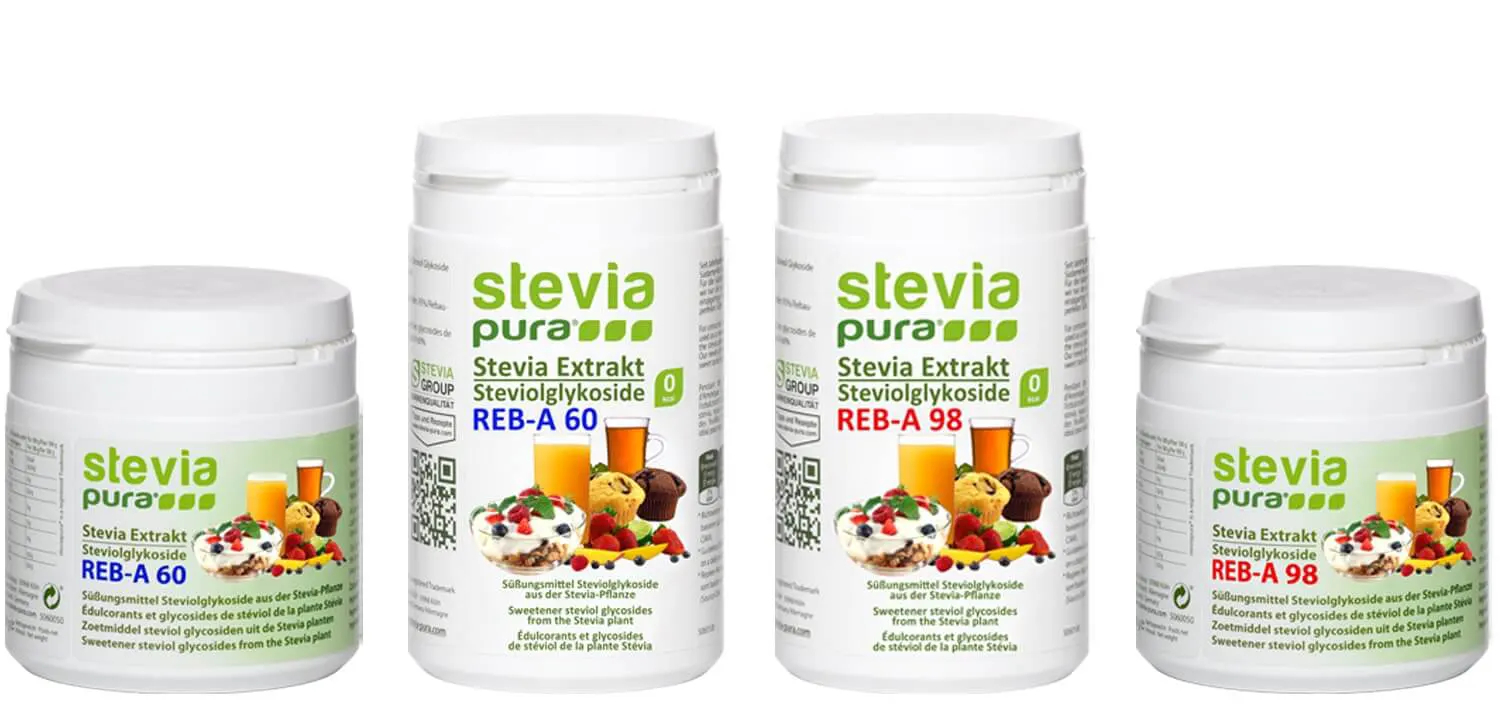 100% reines Stevia kaufen Ohne Zusätze steviapura Rebaudiosid A 98% Stevia Extrakt Pulver stevia pura