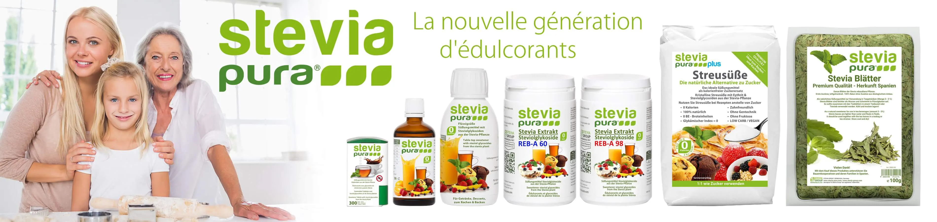 Acheter Stevia | Substituts de sucre premium, produits Stevia et érythritol | steviashop24