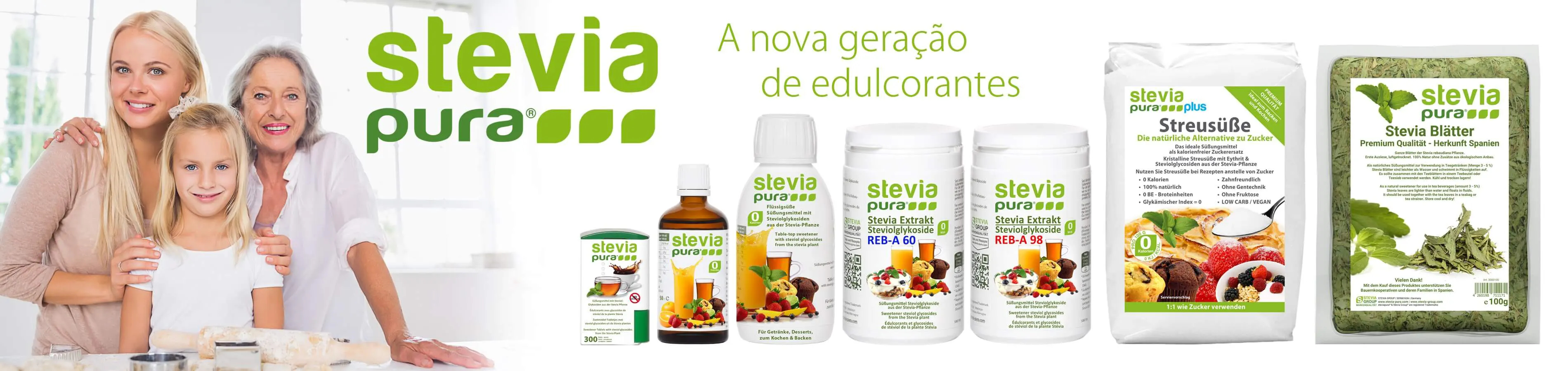 Comprar Stevia | Substitutos de açúcar premium, produtos de Stevia e Eritritol | steviashop24
