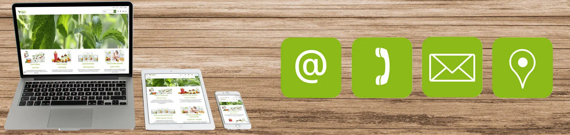 Contact | Klantenservice | steviashop24.com Stevia kopen...