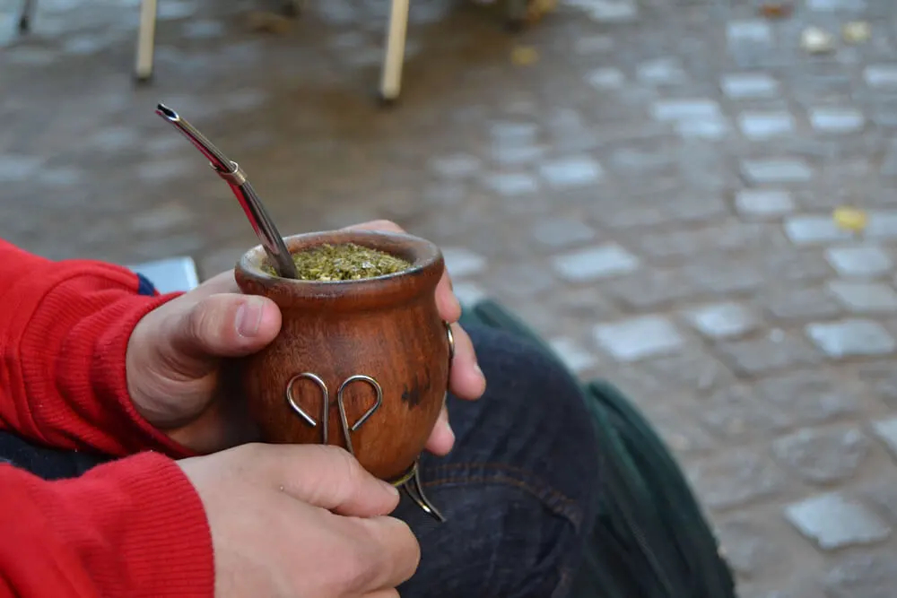 Yerba Mate Thee, gezoet met Stevia