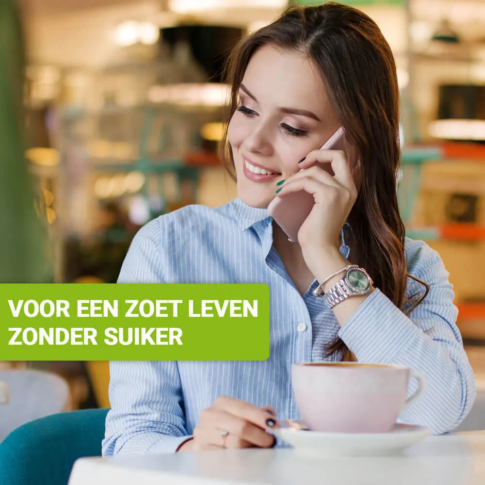 Stevia-zoetstoftabletten als zoetstof voor koffie 