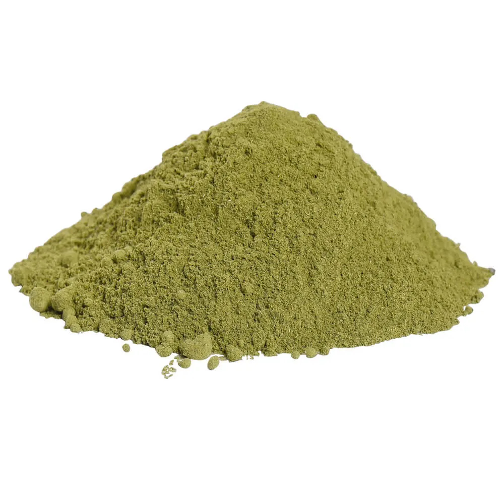 Hojas de Stevia rebaudiana molidas finamente