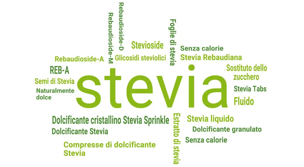 Edulcorante Stevia come alternativa allo zucchero