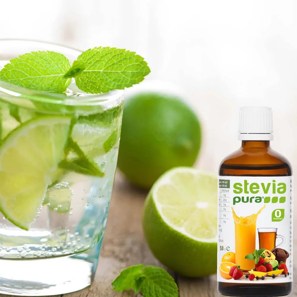Gotas de Stevia Adoçante sem açúcar Bebidas frias Adoçante líquido de Stevia Líquido de Stevia 