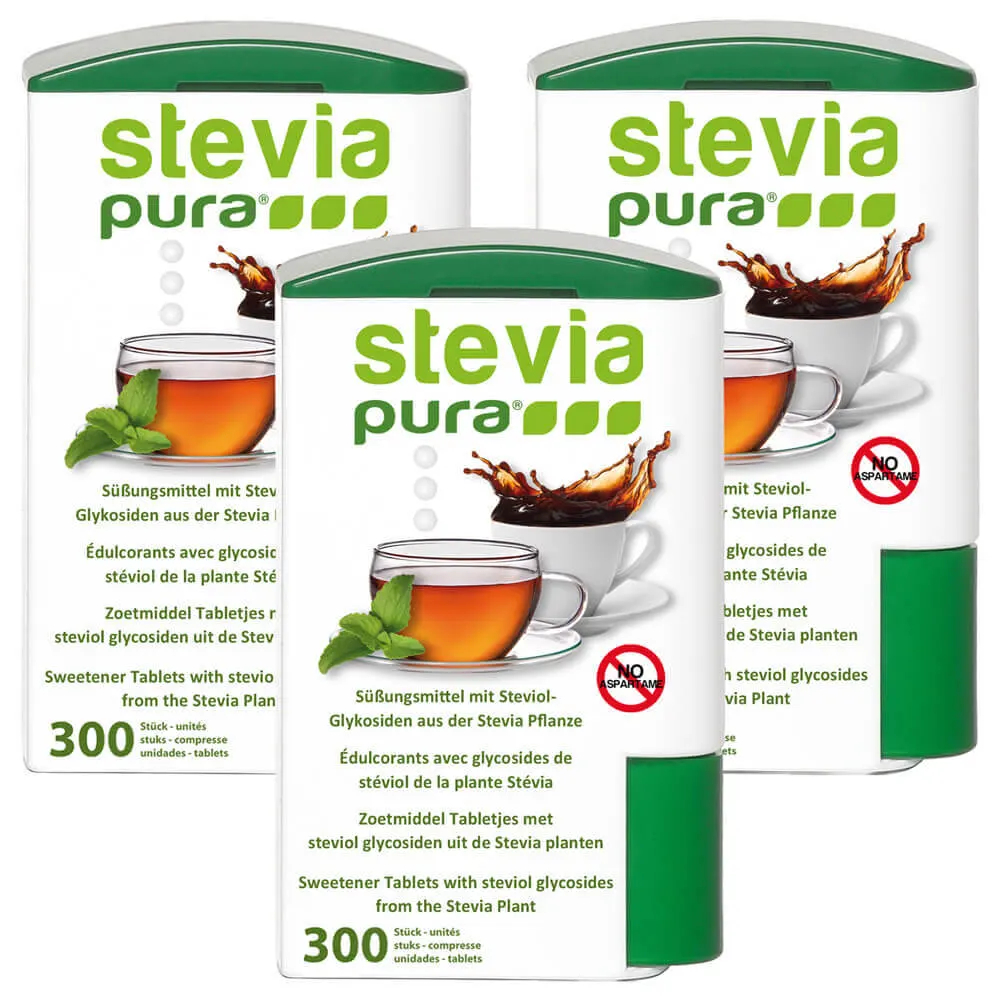 Süßen ohne Zucker – Stevia Süßstofftabletten im Spender
