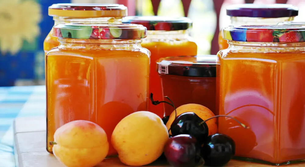 Pectina de manzana como alternativa vegetal a la gelatina en jaleas, mermeladas y confituras.