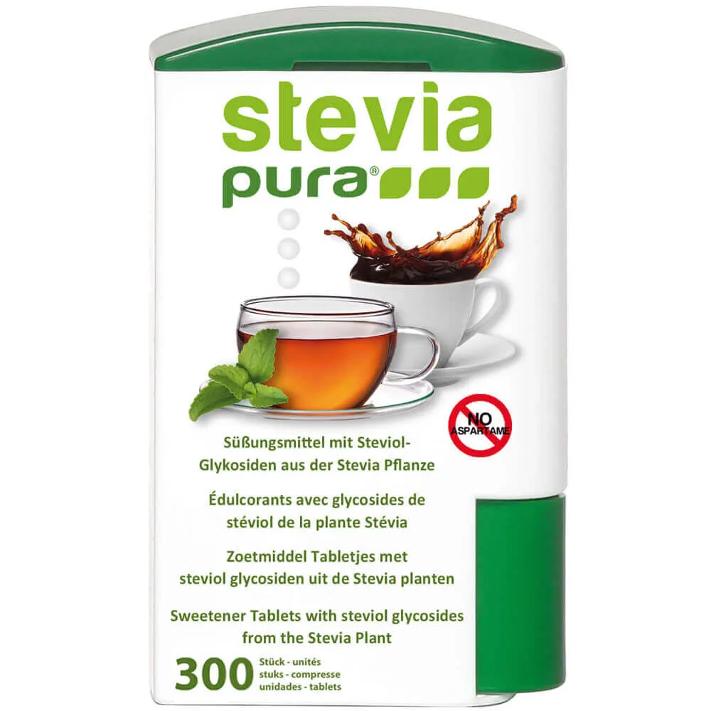 300 Stevia Tabs | Stevia Zoetstof Tabletten in een Dispenser