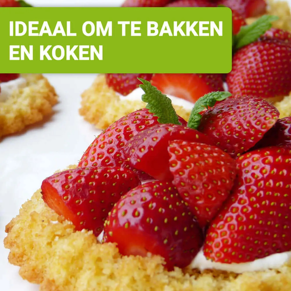 Stevia Strooisuiker Zoetstof is perfect om mee te bakken.