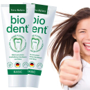 Biodent Basic Zahncreme ohne Fluorid | Terra Natura Zahnpasta | 3 x 75ml