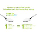 Stevia Kristalline Streusüße | Zuckerersatz | Streusüße mit Erythrit und Stevia | 5x1kg