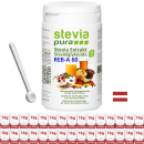 Reines hochkonzentriertes Stevia Extrakt | Rebaudiosid A 60% - 100g | inkl. Dosierlöffel